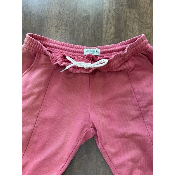 Strawberry Los Angeles Pink Sun Faded Sweatpants Men’s S Straight Leg Lounge - Picture 3 of 7